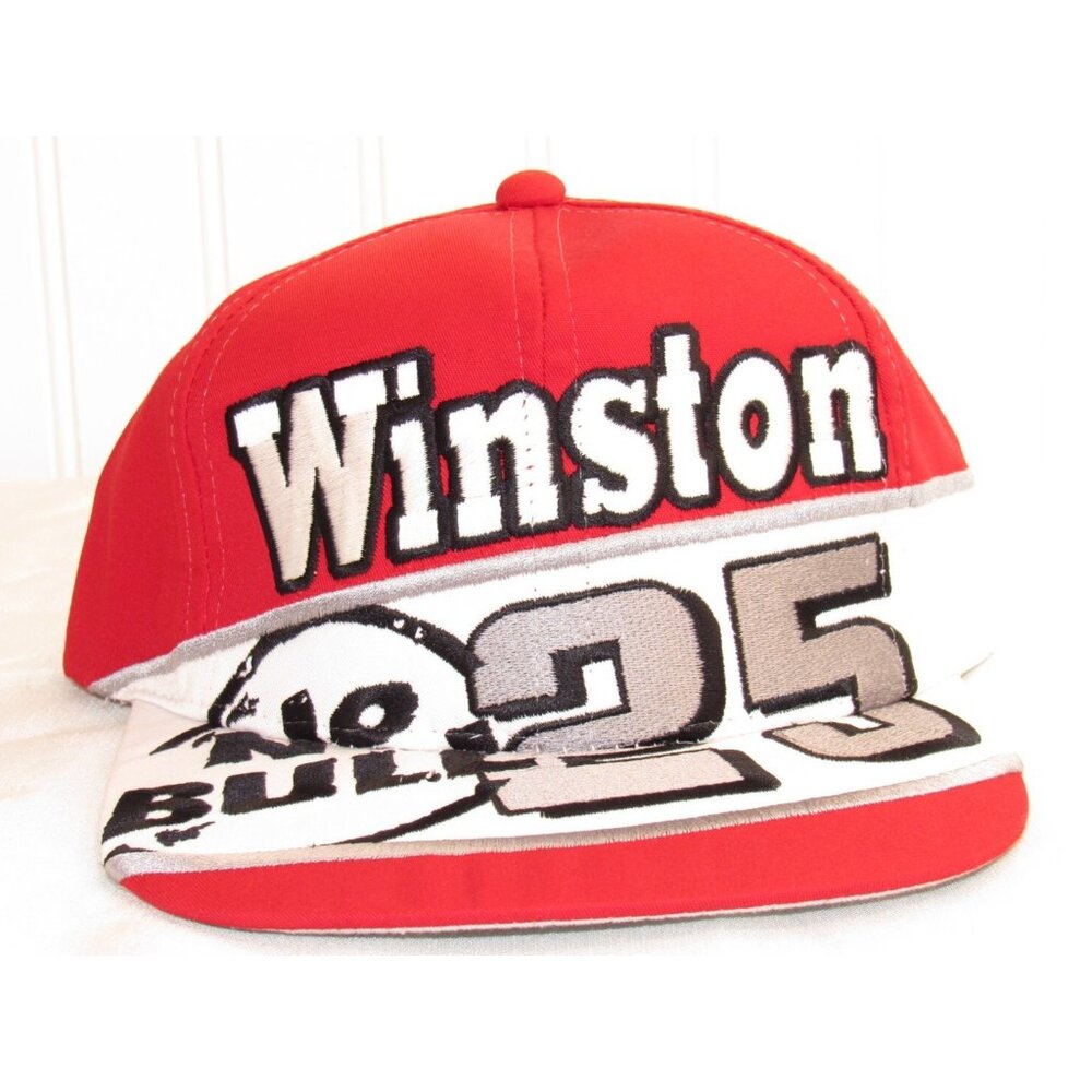 NASCAR Winston Cup Snapback NO BULL 25 Event Hat Vintage NOS